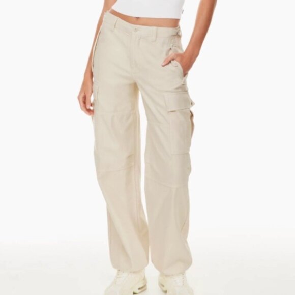 ARIZTIA TNA THE NEW SUPPLY CARGO PANTS IN CREAM  - 2 - Picture 1 of 10